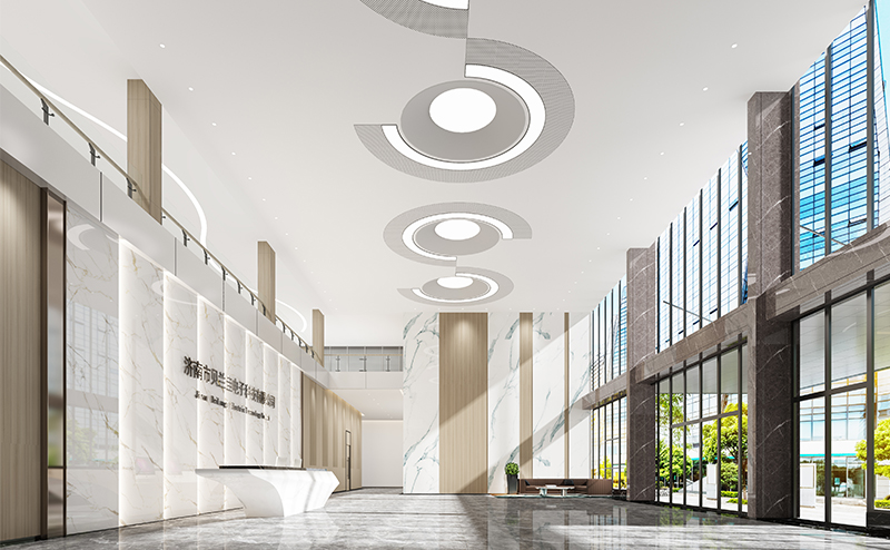 濟南貝蘭圭電子科技公司45000平廠房裝修